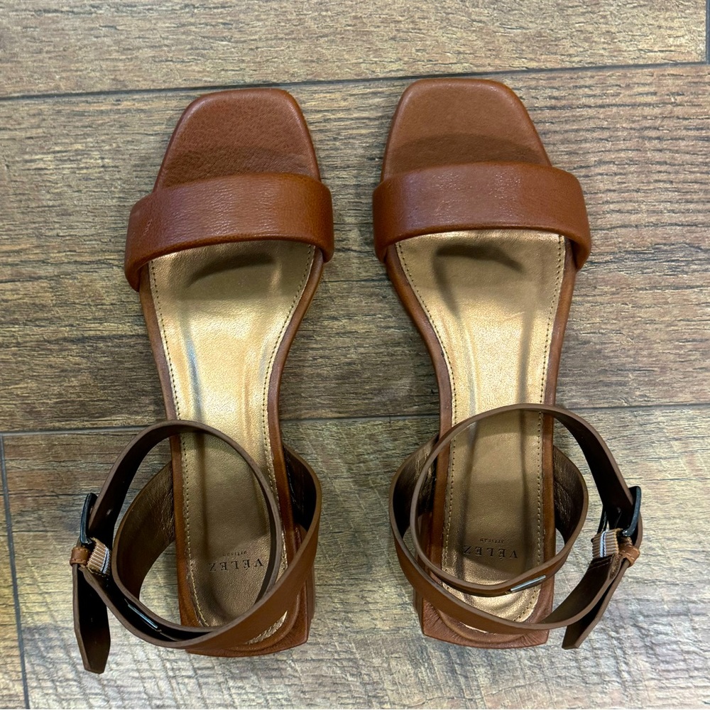 Velez Genuine Leather Strappy Sandals V